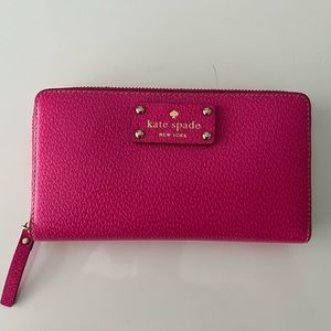 Pink Kate Spade Wellesley Wallet